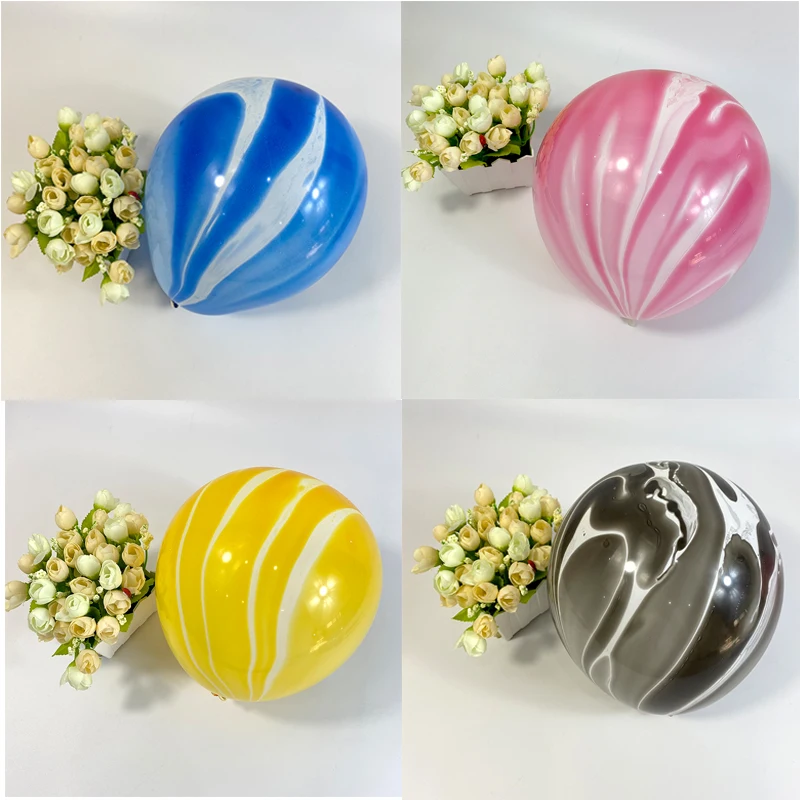 

Thickened Latex Agate Cloud Balloon Birthday Party Wedding Decorations Kids Toys Air Marble Balloon Kids Baby Shower Supplies