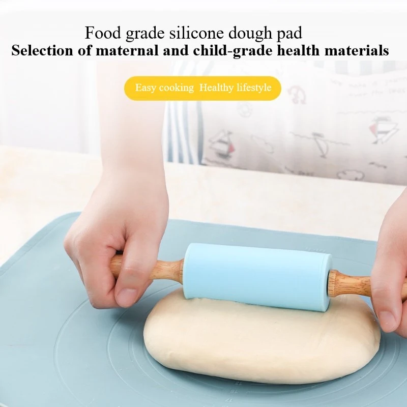 

Silicone Kneading Mat Thickened With Scale Rolling Mat Kitchen Baking Tools Non-slip Panel Mat Non-stick Mat Kitchen Accessories