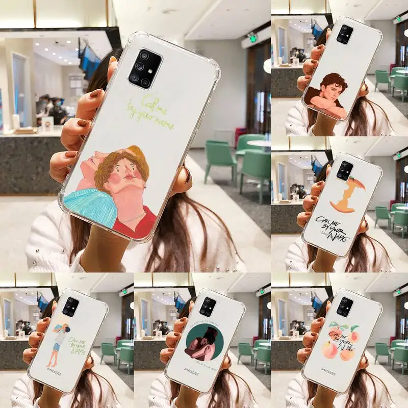 

Call Me by Your Name Phone Case Transparent For Samsung S 10 9 20 11 7 8 21 6 P Edge PLUS ULTRA 4G 5G