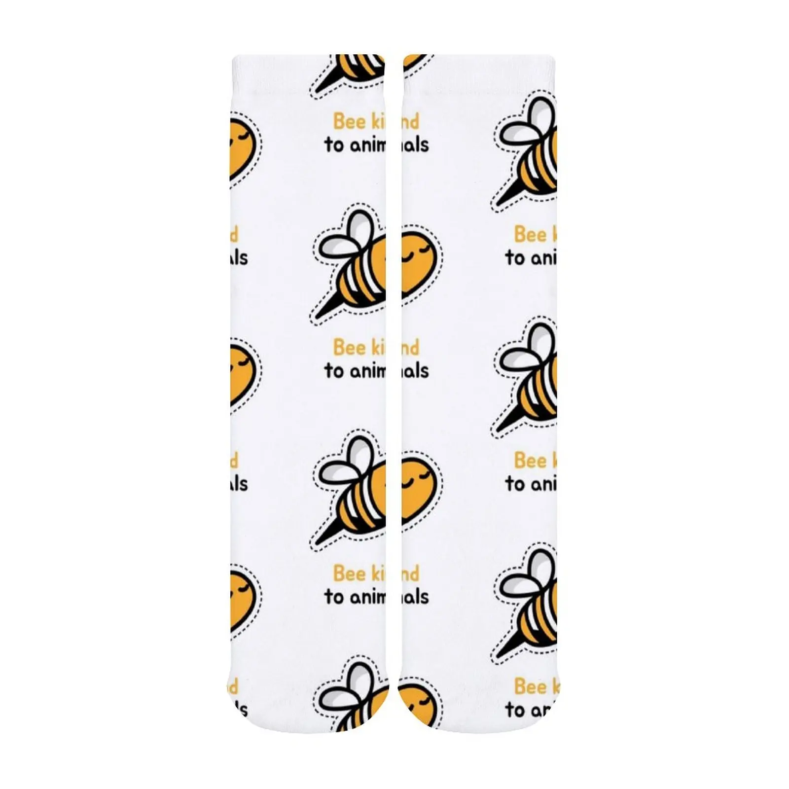 

Be Kind To Animals Socks Large Chemical Fiber Cool Stockings Printed Youth Anti Skid Indoor Socks