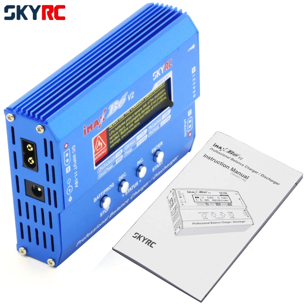 Цифровое балансирующее зарядное устройство SKYRC IMAX B6 V2 B6V2 для Lipo NiMh аккумуляторов
