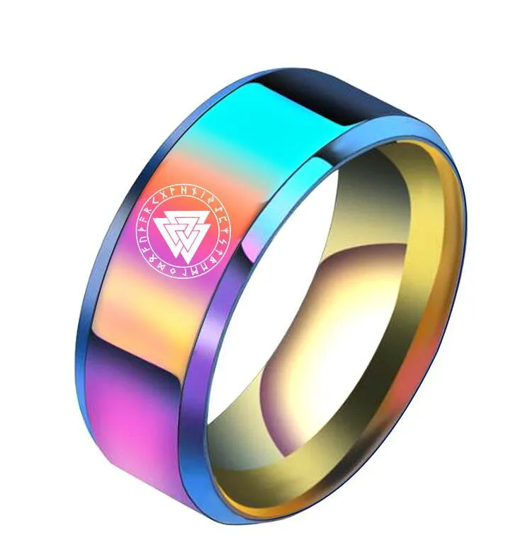 Ностальгия нержавеющая сталь нордическая Valknut символ рунические руны амулет