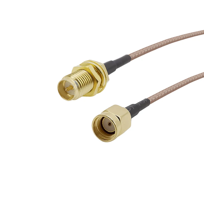 1 шт. RP SMA штепсельная вилка к Гнездовой разъемной головке RF коаксиальный кабель