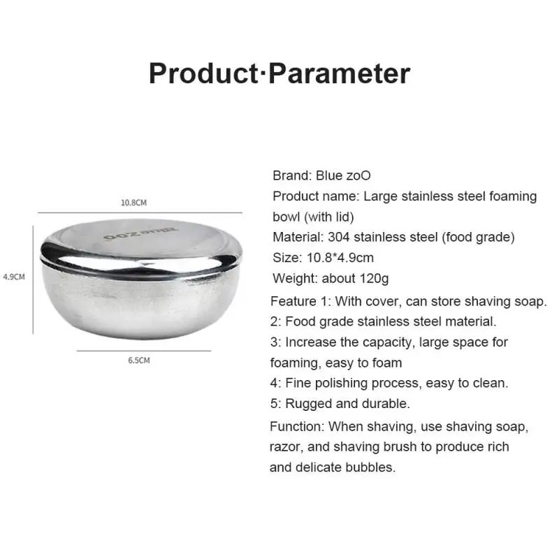 

Men Shaving Beard 3Pcs Set Series Facial Care Shaving Soap Cream Foam Hairdressing Salon Tools Skin Beard Care Beauty Products