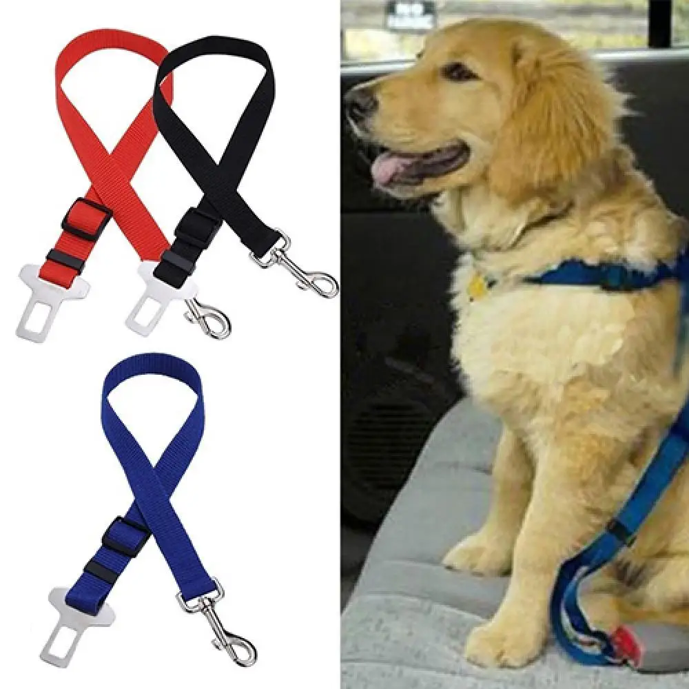 

35% Hot Sales!!!! Adjustable Practical Dog Pet Car Safety Leash Seat Belt Harness Restraint Lead Travel Clip