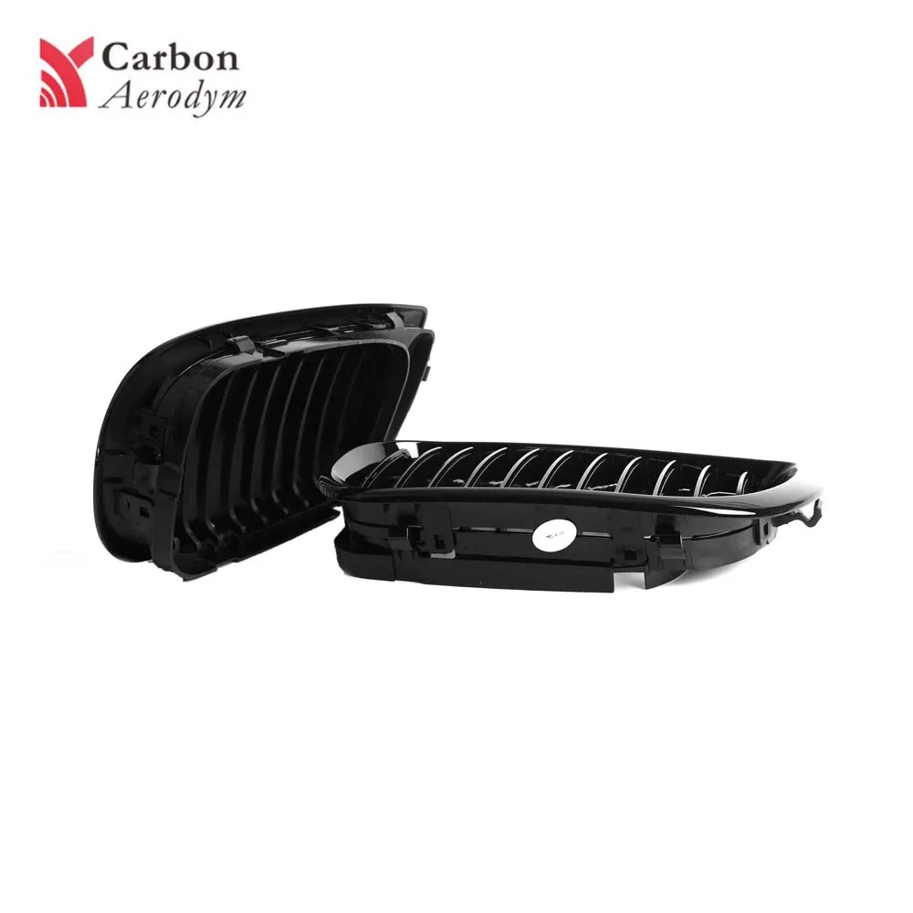 1 пара ABS передняя решетка для BMW 3 серии E46 2002 2004 4х дверный седан с одним планка