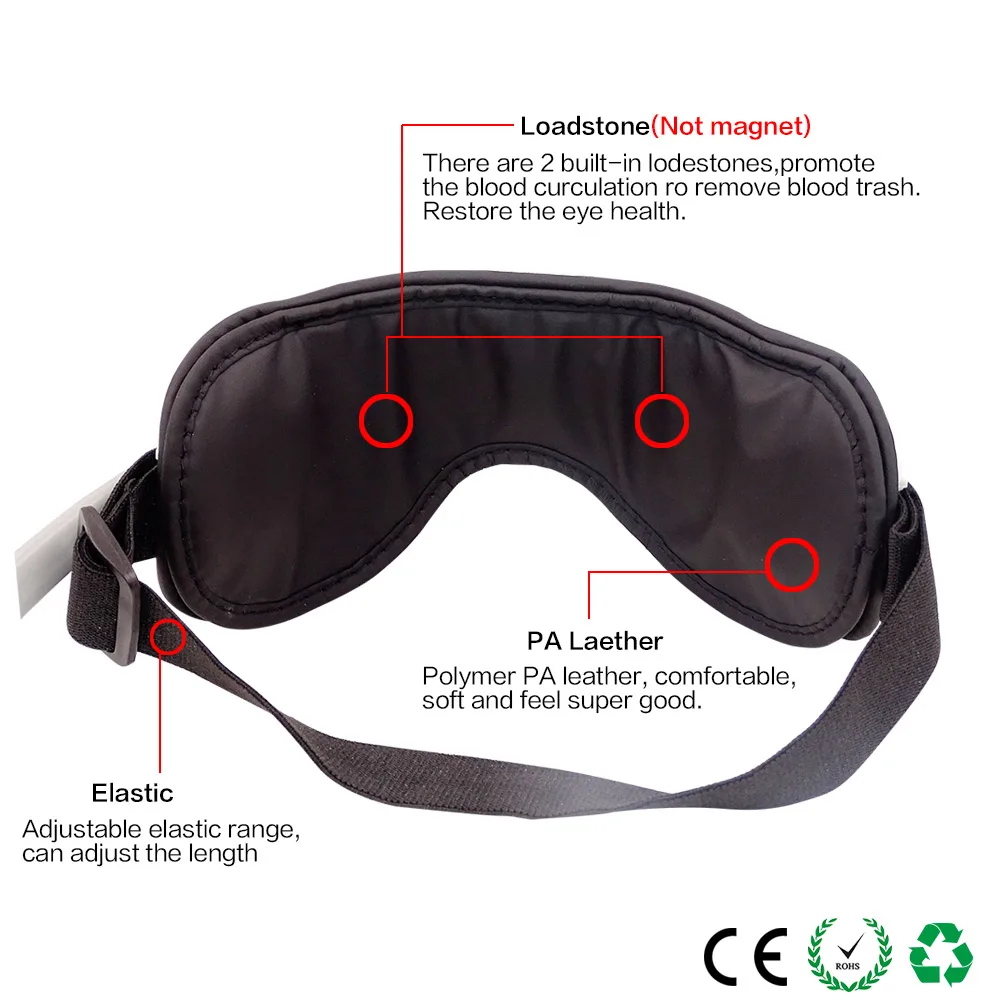 

Vibration Eye Massager with Heat Electric Eye Care Device Pain Relief Hot Compress Therapy Massage Machine Health Care Beauty