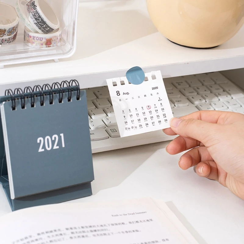 Настольный мини календарь 2021 Вертикальный флип 2020 стол/настенный для планировки