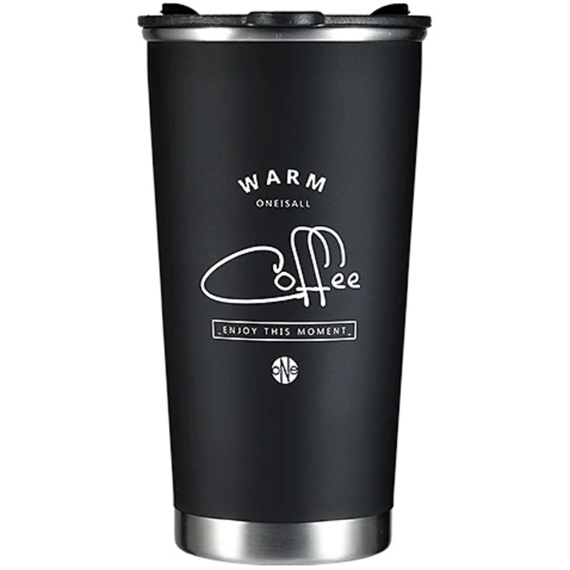 400ML Double Wall Stainless Steel Coffee Mug Thermos Cup Thermal Vacuum Flasks Insulated Cup Tea Milk Travel Water Bottle