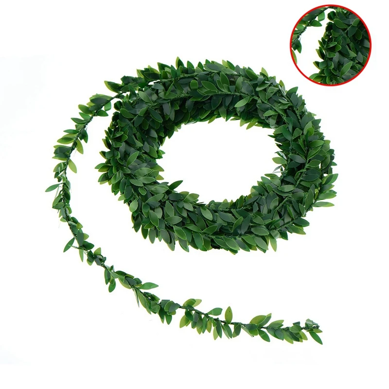 7.5M Artificial Ivy Garland Foliage Green Leaves Simulated Vine For Wedding Party Ceremony Diy Headbands Promotion - купить по