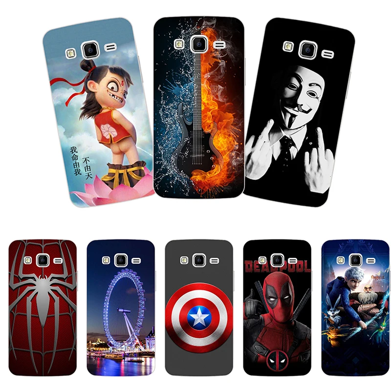 Чехол для Samsung Galaxy Core Prime G360 специальный жесткий чехол из поликарбоната с принтом