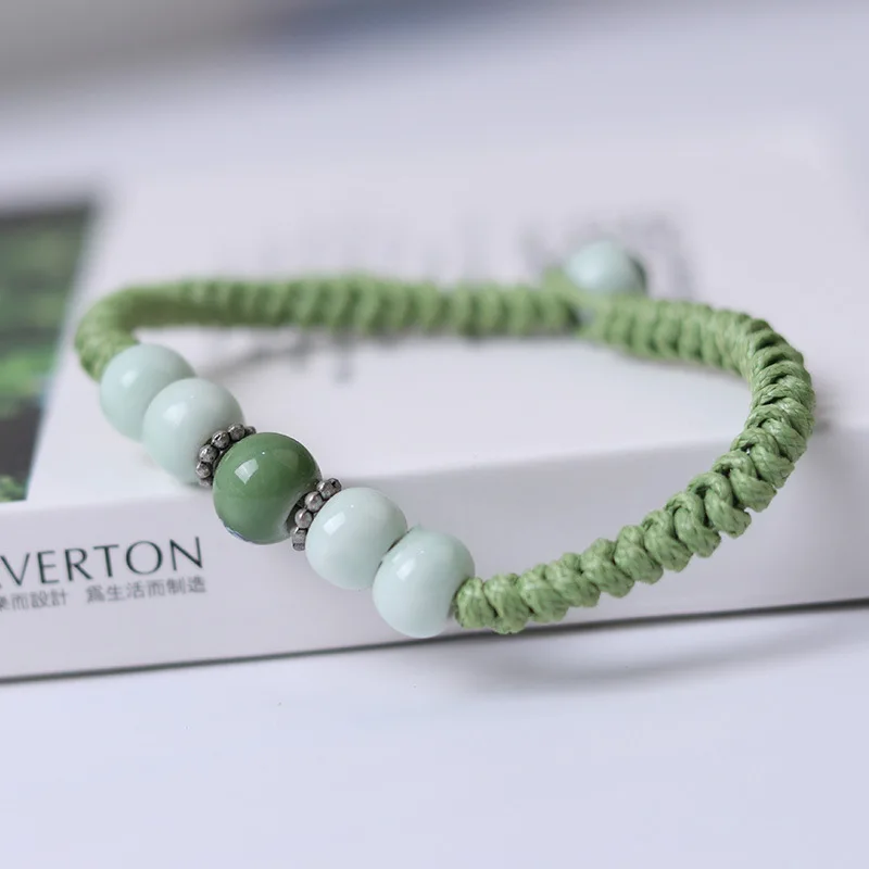 Женские керамические бусины ручной работы браслеты сделай сам браслет в Ретро