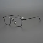 Классические титановые квадратные оправы для очков 2021, мужские Оптические очки по рецепту для близорукости, женские и мужские легкие очки унисекс, очки