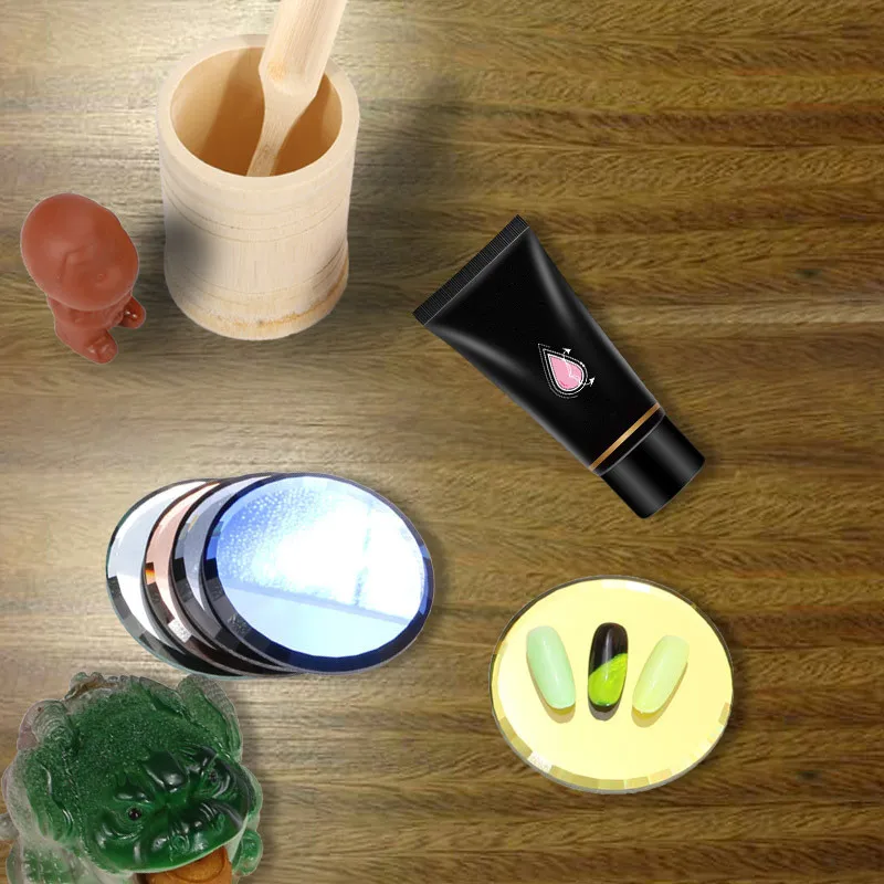 Двухсторонний инструмент для ногтей Польский крем смешивания шпатель ложка