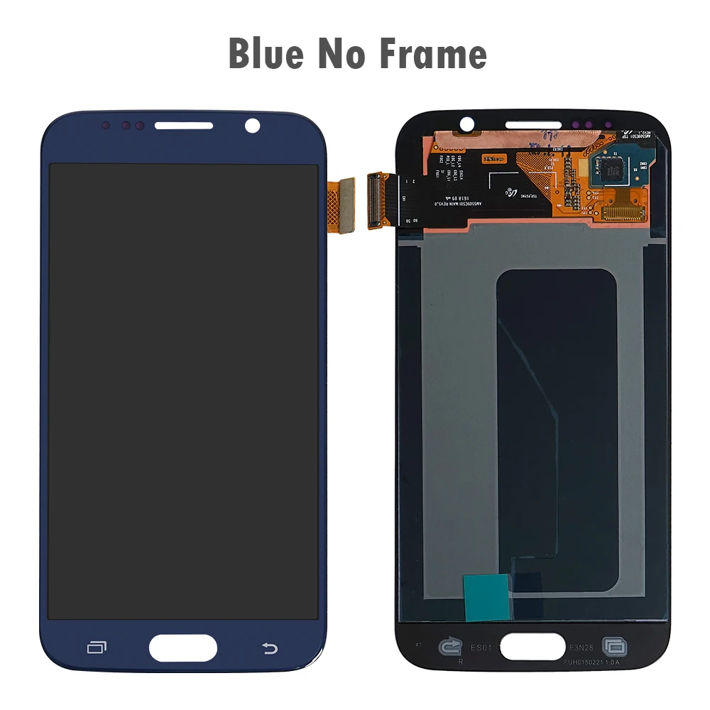 100% Super AMOLED экран 5 1 дюйма ЖК дисплей для Samsung Galaxy S6 дигитайзер сенсорного экрана в