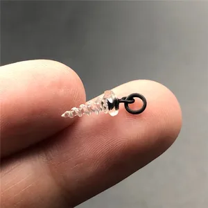 10 шт., шуруп для ловли карпа 360, шуруп для приманки s, выдвижные приманки, кукурузные тигровые гайки, крючок, микро кольцо, поворотный шуруп для приманки, D-приманки