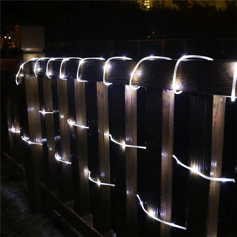 Led Rope Lights Outdoor Waterproof Christmas Decorations Ornaments Accessories Street House Garlands 10/20/30M EU Plug Operated