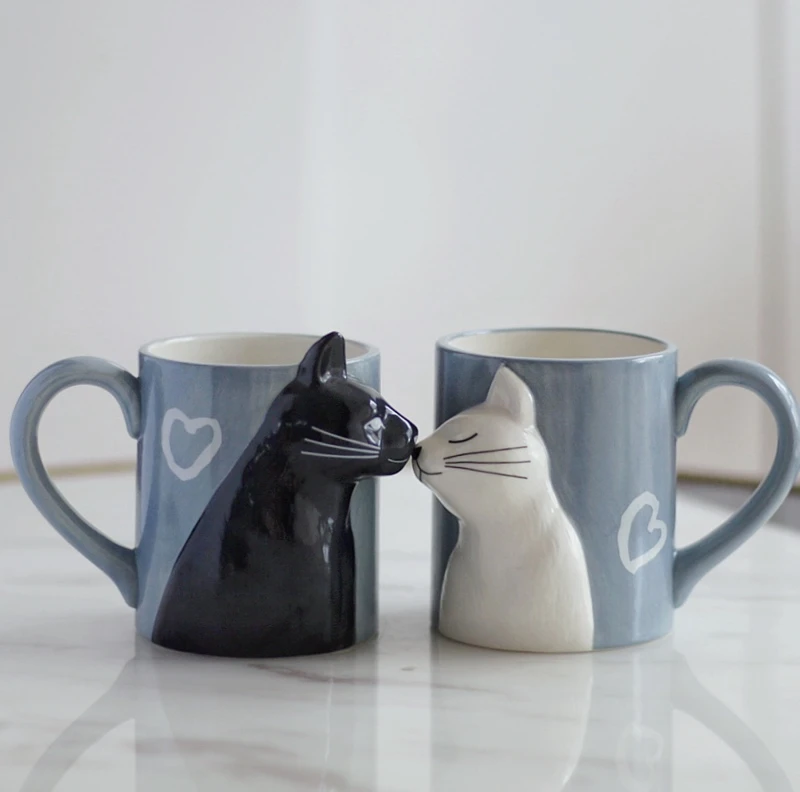 

Christmas Milk Coffee Mug Ceramic Gift Funny Plain White Porcelain Nordic Modern Novelty Office Caneca Drinkware BY50MU