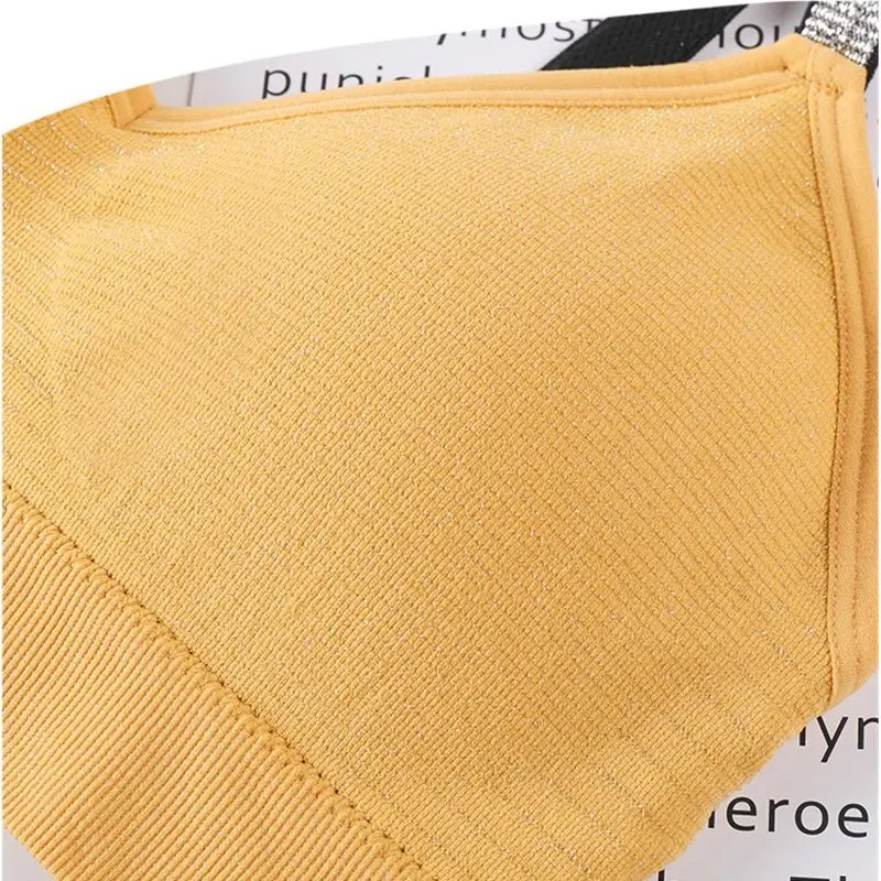 Женский Быстросохнущий Спортивный бюстгальтер WANAYOU с серебряными ремешками