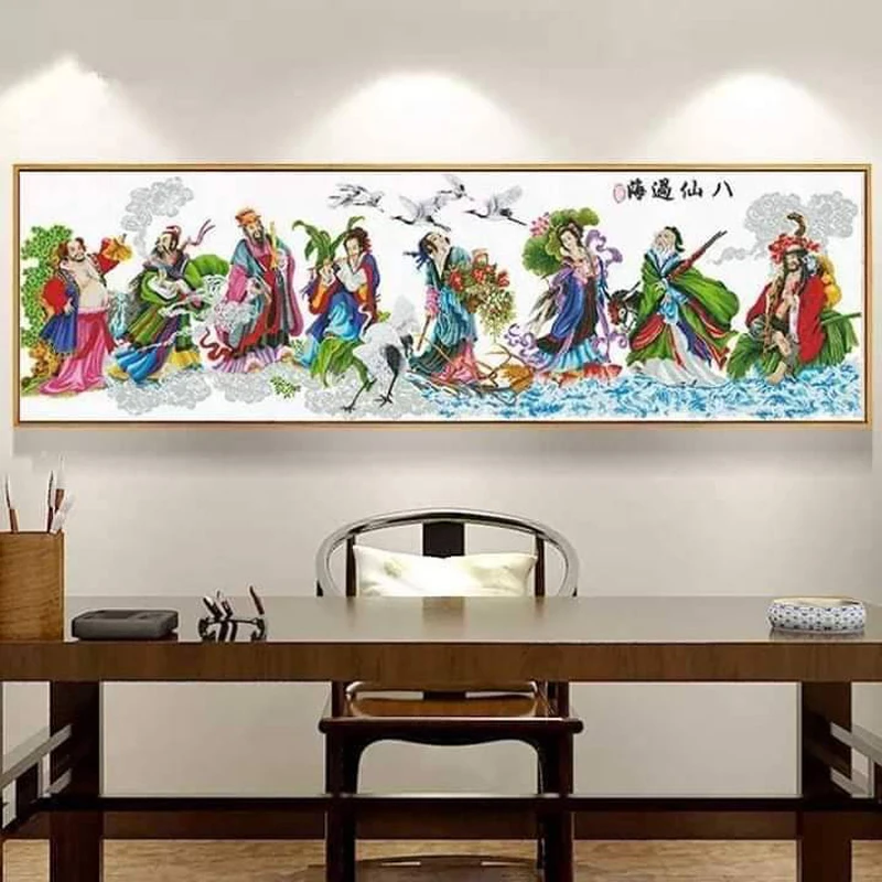 Золотая коллекция Набор для вышивки крестом Восемь Бессмертных фея богиня