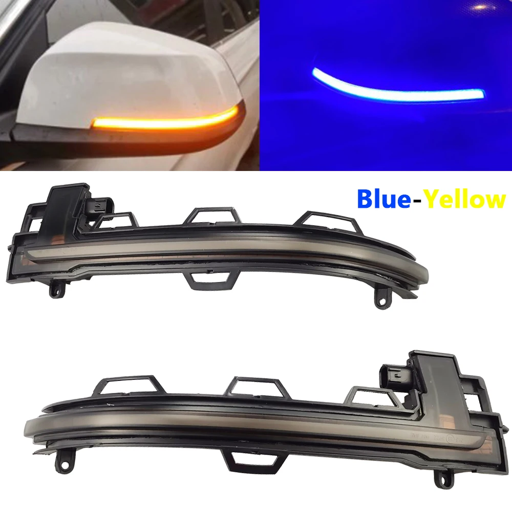 

LED Dynamic Turn Signal Light Flowing Water Blinker Flashing Light For BMW X3 X4 X5 X6 F25 LCI F26 F15 F16 2014 2015 2016-2018