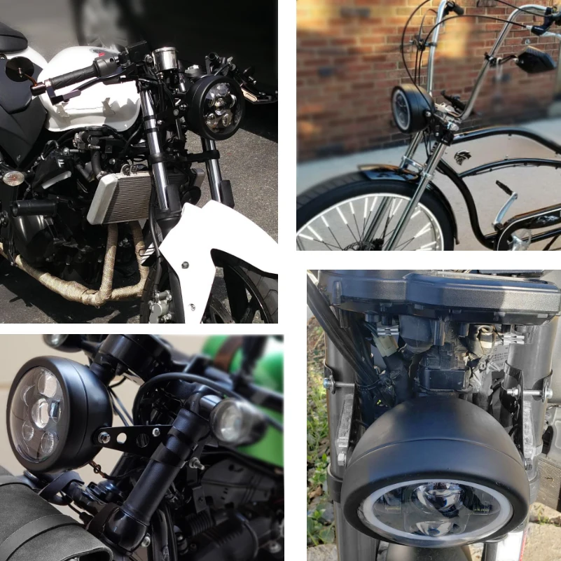 2X5,75 дюймовое железо 883 Dyna налобный фонарь 5,7" светодиодный фары DRL для ракета «Триумф» iii 3 скорости Tripp& Street Triple 5 3/4" лампа