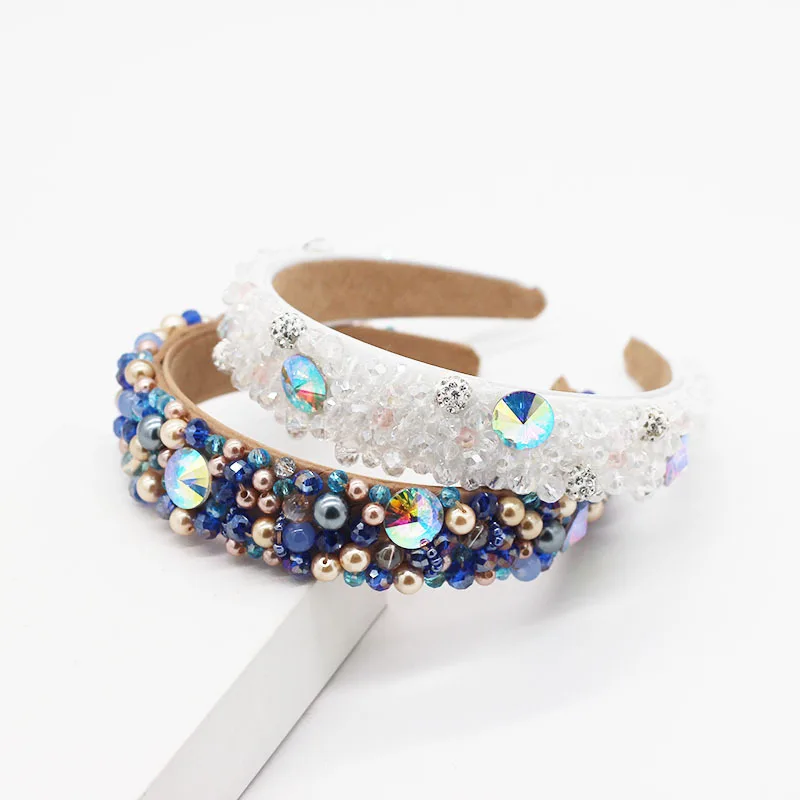 Барокко дворец очарование корона бархат большой ободок для волос ручной работы