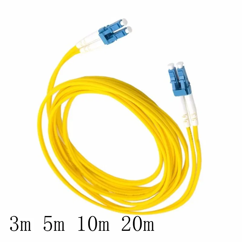Двойной оптоволоконный Соединительный шнур LC к соединительный кабель SM