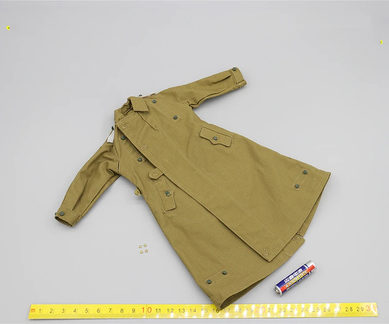 

Модель африканского офицера Второй мировой войны D80151 в масштабе 1/6, длинное пальто Для 12-дюймового корпуса, аксессуары «сделай сам»