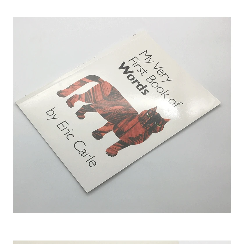 Моя первая книга со словами Эрик Карл раннее обучение английский язык чтение