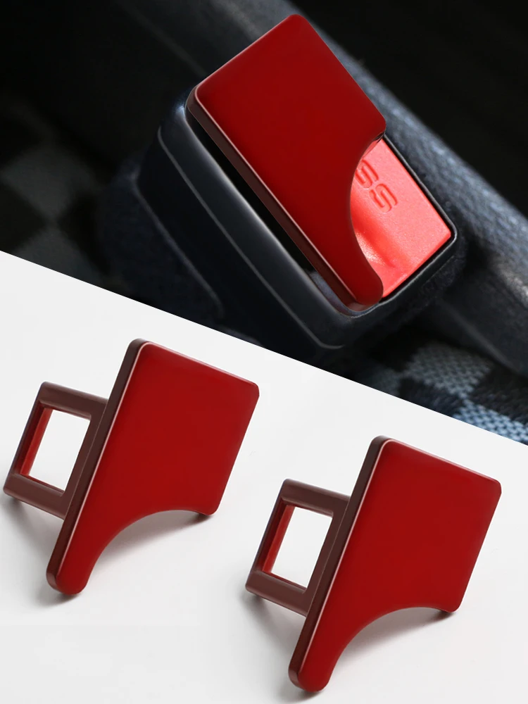 1 шт./2 шт. застежки для ремня безопасности|Наклейки на автомобиль| |