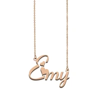 emy name necklace custom name necklace for women girls best friends birthday wedding christmas mother days gift