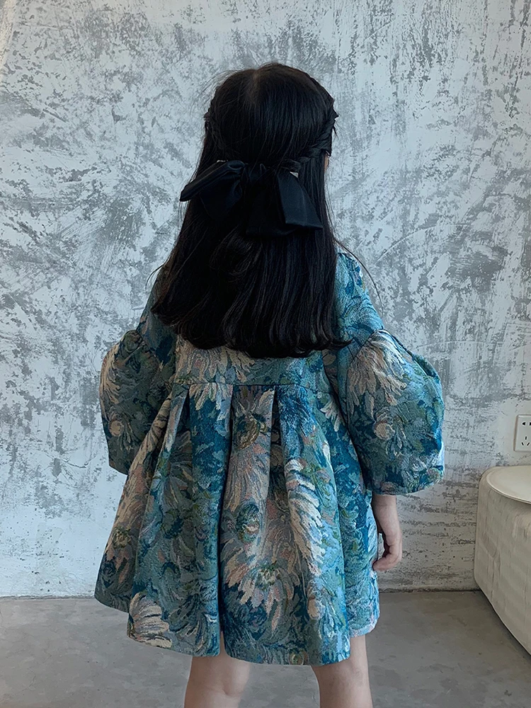 Пальто для девочек детская одежда верхняя маленьких на весну и осень новый стиль