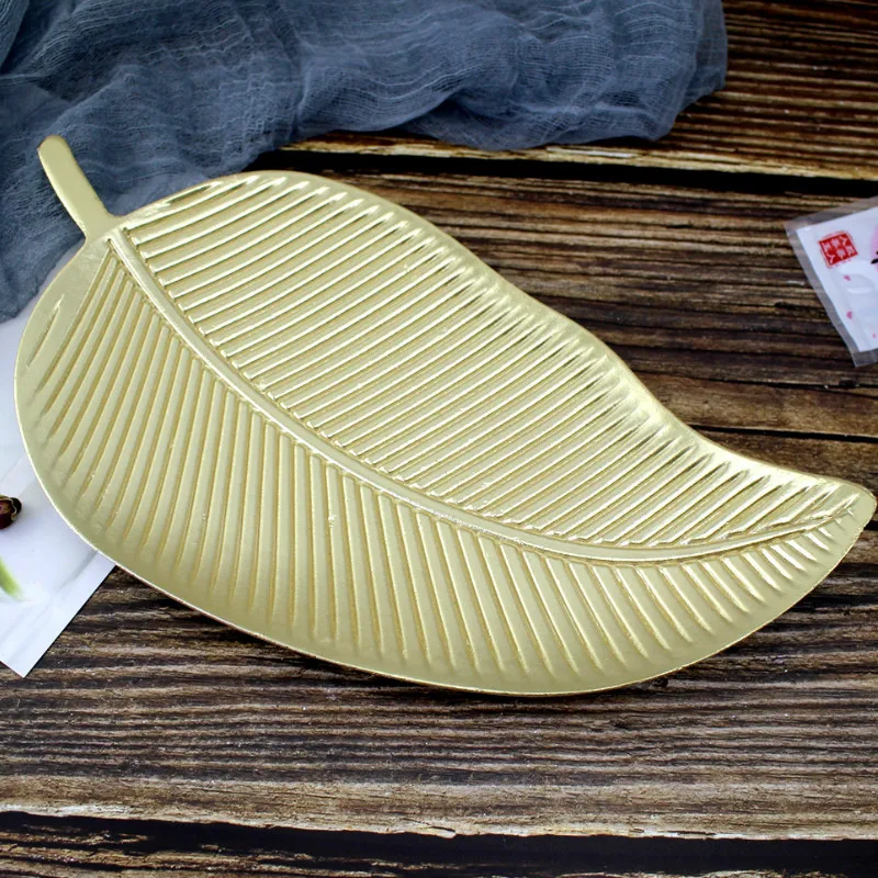 Nordic ананас металлический поднос закуски конфеты лоток листовая пластина