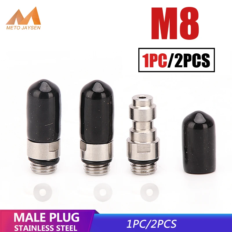 PCP Пейнтбол M8x1 резьба высокого давления из нержавеющей стали быстрая муфта 8 мм