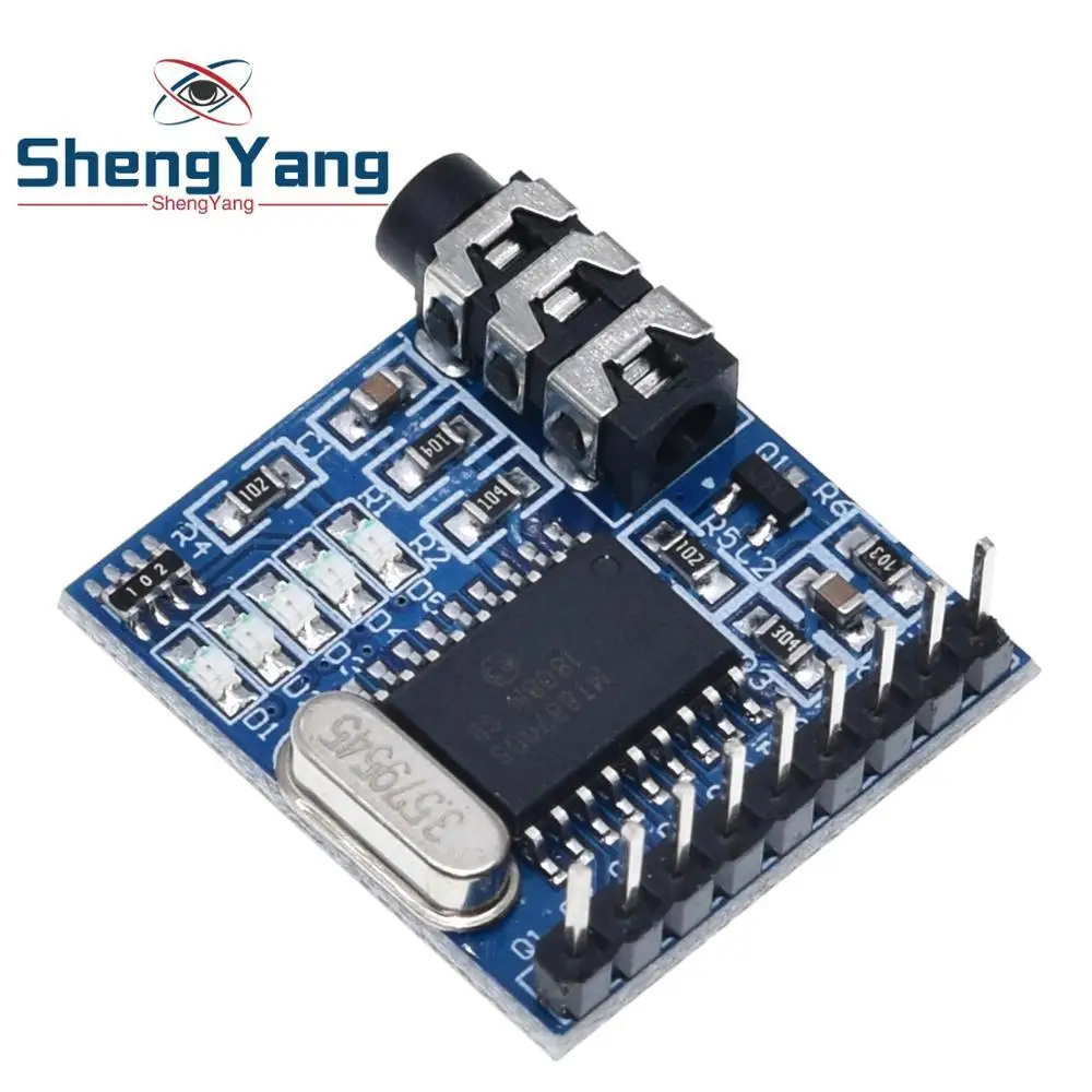 1 шт. Шэньян MT8870 DTMF декодирование голоса Модуль телефонный модуль|Интегральные