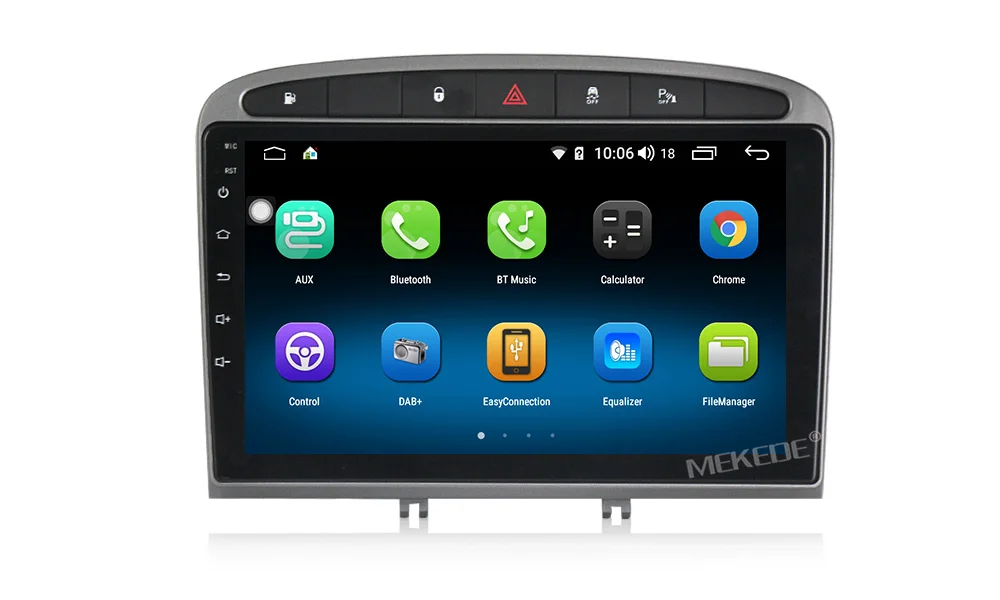 MEKEDE 9853 4G LTE Android 9 4 Гб 64 ГБ Автомобильный мультимедийный плеер для peugeot 408 для peugeot 308 308SW аудио Радио стерео головное устройство