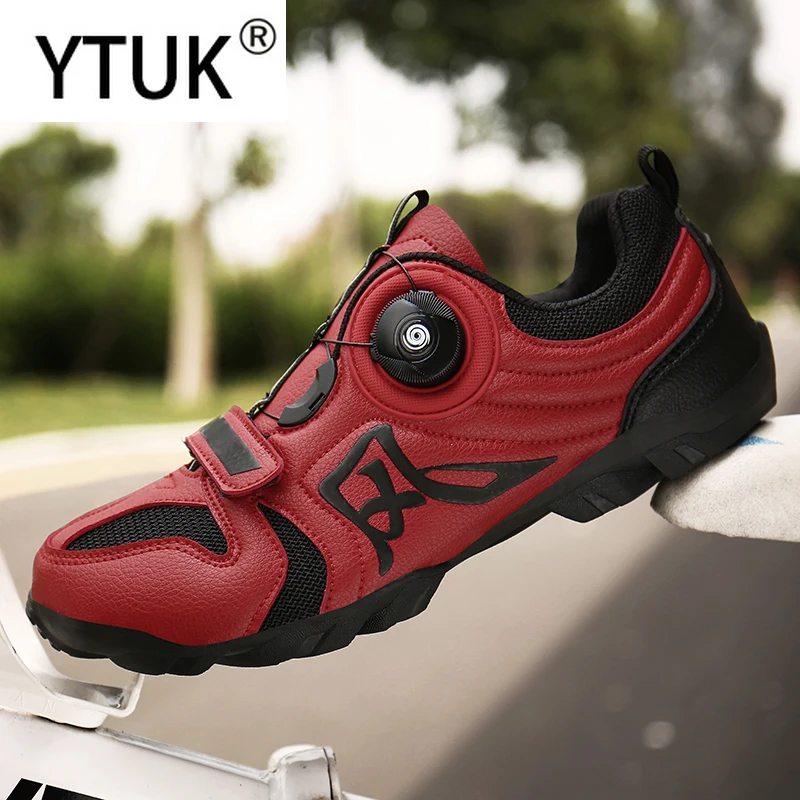 

YTUK New Men Cycling Shoes Cycling Equipment Road Racing MTB Shoes Rubber Soles Mountain Bike Shoes Triatlon Zapatillas Ciclismo