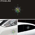 Автомобильная наклейка NSWE Compass Wind Rose, автомобильная наклейка на окно автомобиля, водонепроницаемая интересная Модная стильная наклейка на заказ