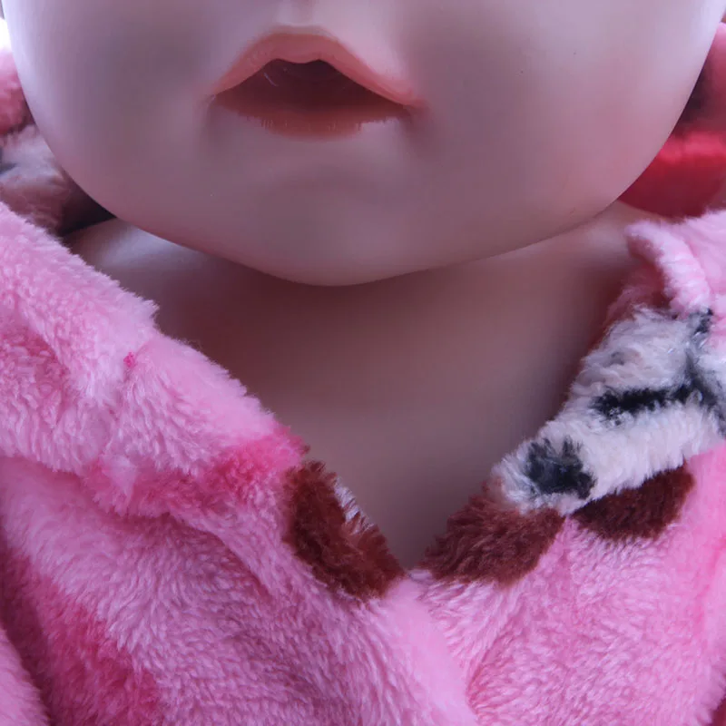 Одежда для кукол милое плюшевое пальто банный халат пижама девочек 18 дюймов