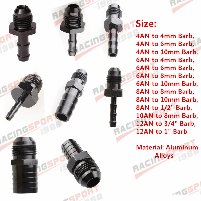Прямая топливная линия 4AN 6AN 8AN 10AN 12AN 4mm 6mm 8mm 10mm 1''|Подача и обработка топлива| |