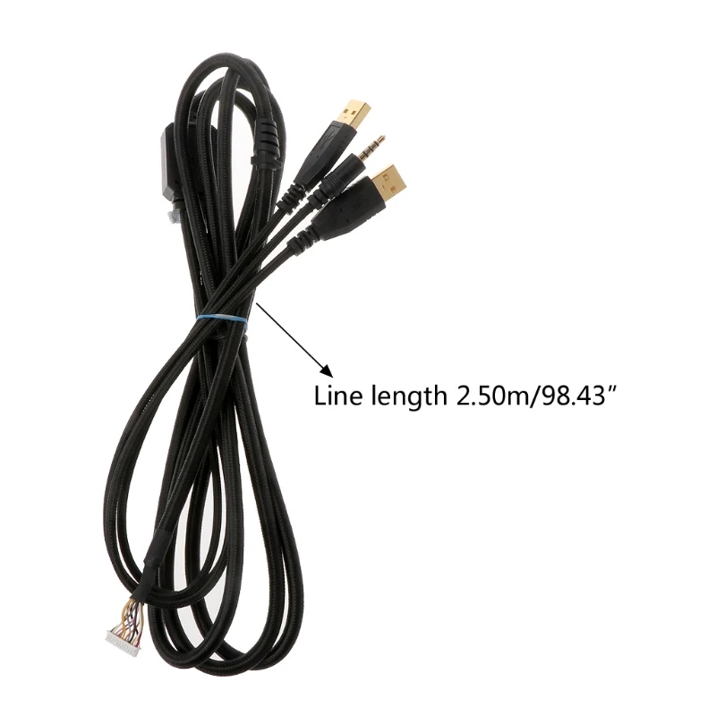 

Gold Plated Nylon Keyboard Cable Replace Wire for razer Blackwidow Ultimate 2016