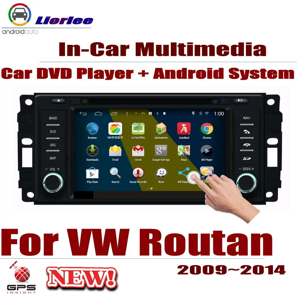 

For VW Routan 2009-2014 Audio Video In Multimedia Head Unit Car Android GPS Player Navigation Displayer System