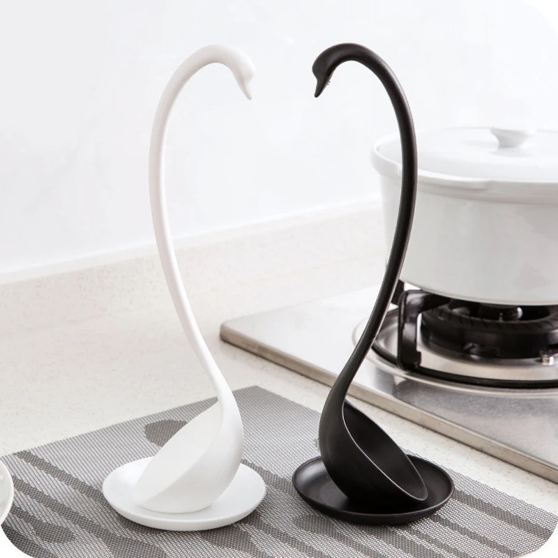 Ложка для супа из полипропилена длинная ручка пластиковая кухонная ложка 2 цвета