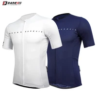 darevie cool cycling jersey men 2021 cycling jerseys summer breathable bike jersey short sleeves with reflective strips pro team