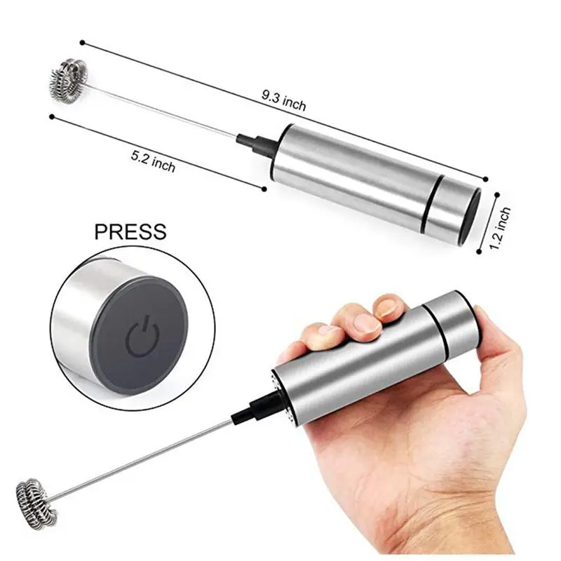 Молокоотсос ручной электрический портативный пенообразователь и миксер для