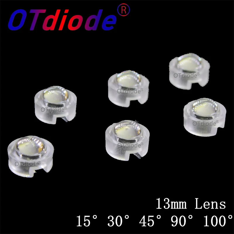 

Светодиодные объективы OTdiode, 10 шт., 13 мм, 1-5 Вт, 15-100 градусов