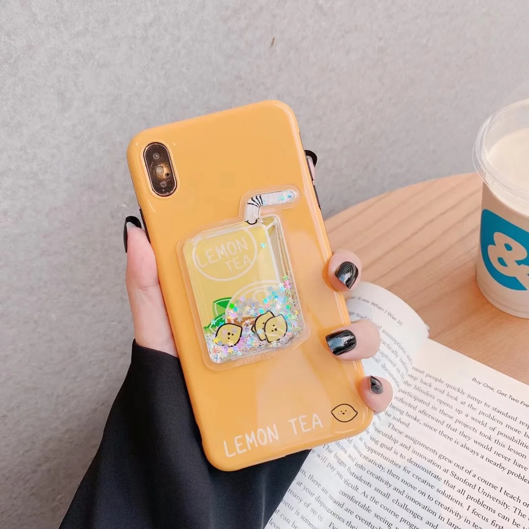 Kuutti Lovely Juice Bottle 3D Kawaii fruit Phone Case for iPhone 6 6s 7 8 Plus X XR XS Max Covers iphone xs max case luxury |