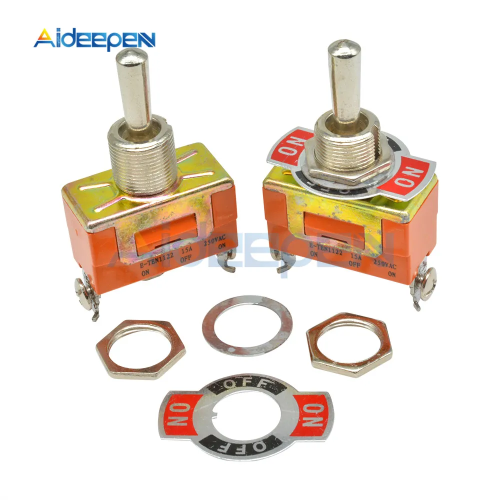 Переключатель с 3 клеммами для включения и выключения позиции контакта 250 В 15 А