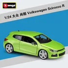 Модель автомобиля Bburago VW Scirocco R PoloGT1, металлическая, 1:24